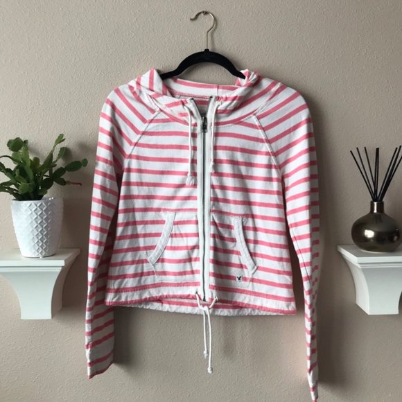 Bundle Striped American Eagle Sweatshirts - Picture 2 of 11